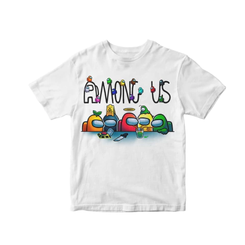 Remera niño Among Us modelo 10