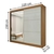 Guarda Roupa Casal 2 Portas 6 Gavetas Titanium D'Doro Móveis Cinamomo/Off White - comprar online