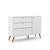 Quarto Bebê Retrô Matic Gold Branco Soft - loja online
