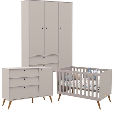 Quarto de Bebê Retrô Gold Matic