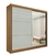 Guarda Roupa Casal 2 Portas 6 Gavetas Titanium D'Doro Móveis Cinamomo/Off White - Lojas Honorato