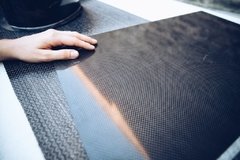 Placa 100% Fibra de Carbono. 500x500x3mm - Kohlenia