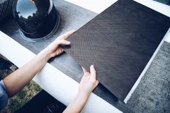Placa 100% Fibra de Carbono. 600x420x5mm - comprar online