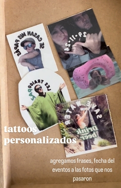 TATTOOS PERSONALIZADOS x100