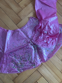 Inflable flamenco con glitter - comprar online