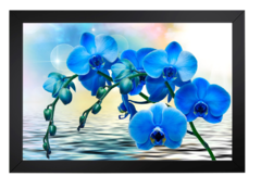 FLOR AZUL - Digital Quadros
