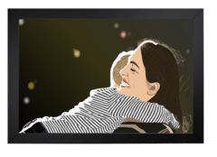 Abraço Mãe e Filho - Digital Quadros