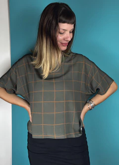 Blusa Cropped GRID - comprar online