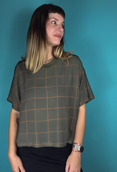 Blusa Cropped GRID