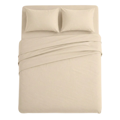 Juego de Sábanas 600 Hilos Línea Cotton Touch - Queen Size