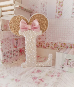 Letra Decorativa L Minnie Perlas - comprar online