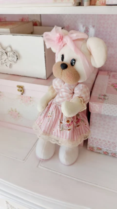 Osita con Vestido Susana - El Día que me Quieras Deco Romántica
