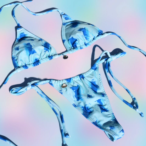 Imagen de Bikini Aruba Batik turquesa