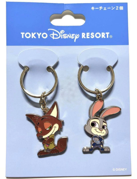 Set llavero doble Zootopia Disney parks Tokyo