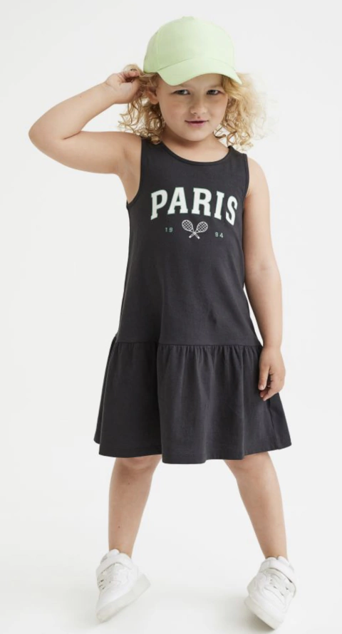 Vestido gris Paris en internet