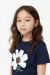 Remera azul c/lentejuelas HyM - Jazcinta kids