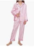 Pijama satén rosa c/acccesorios - tienda online