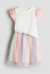 Conjunto remera y pollera tul