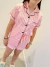Pijama satén rosa c/ rayas en internet