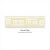 Guarda en Venecitas. Arena y blanco. Alto: 26 cm Precio por metro Lineal - tienda online
