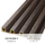 Revestimiento Misiones Pared Panel Japandi 1 Wenge - Moncalieri revestimientos