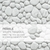 Revestimiento Malla Mármol Glass Pebble White Marble