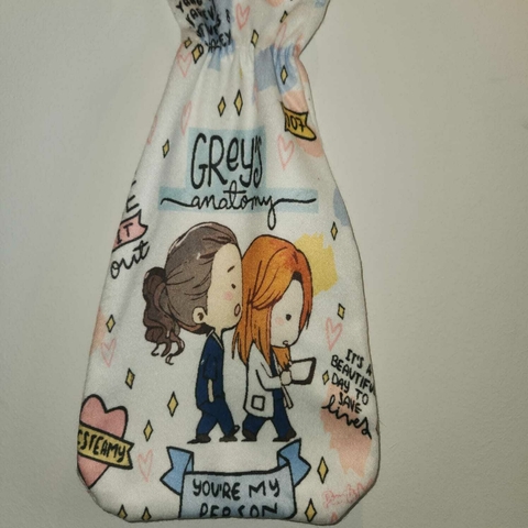 Bolsita funda de bolsa agua caliente Greys Anatomy