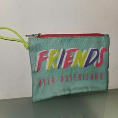 Estuche Sobre Monedero tela FRIENDS amistad - comprar online