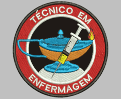 Bordado Enfermagem 10cm