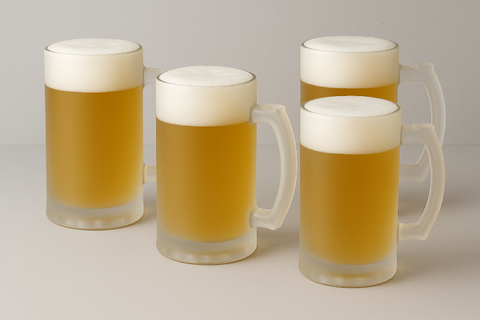 Caneca de VidroJateada Personalizada 475ml - comprar online