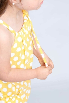 Vestido poa amarelo na internet