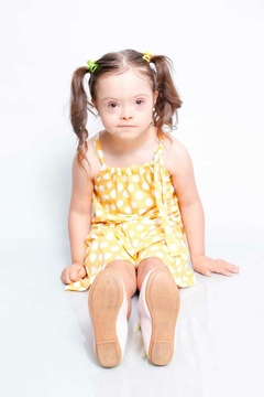 Vestido poa amarelo