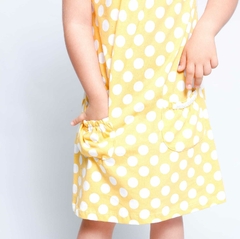 Imagem do Vestido poa amarelo