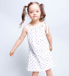 Vestido poa lilas - MINI ROW 