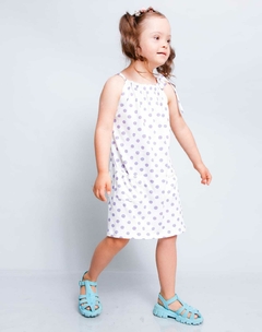 Vestido poa lilas