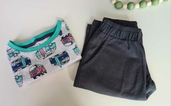 CONJUNTO KOMBI CINZA CHUMBO