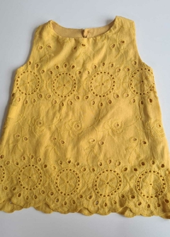 Vestido laise mustard - loja online