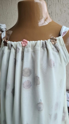 Vestido midi off - comprar online