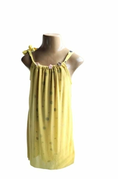 Vestido midi yellow