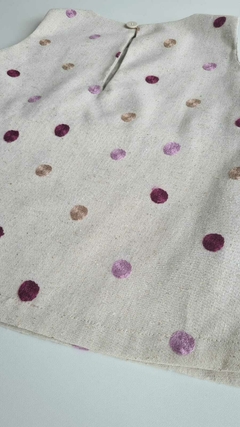 Vestido linho poa - comprar online