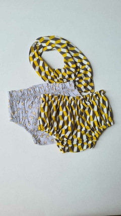 Kit tapa fralda com bandana
