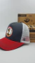 Gorra De Autor The Cap FEMME LINE "Frida" Gris, Rojo y Blanco