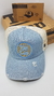 Gorra De Autor The Cap TRADE LINE Jeans y Blanco - comprar online