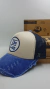 Gorra De Autor The Cap TRADE LINE Beige y Azul Gabardina Broken