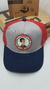 Gorra De Autor The Cap FEMME LINE "Frida" Gris, Azul y Rojo - comprar online