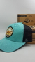 Gorra De Autor The Cap ANIMAL LINE "Beige Camel" Verde Acqua y Negro