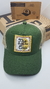 Gorra De Autor The Cap TRADE LINE Random Edit. Cuadrangular Verde y Beige - comprar online