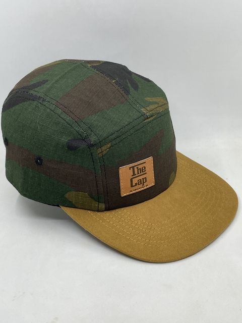 Gorra De Autor The Cap PREMIUM TRADE LINE Five Panels - Camuflado y Gamuza