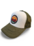 Gorra De Autor The Cap TRAVEL LINE "Australia" Blanco y Verde Trucker Poliester