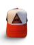 Gorra De Autor The Cap TRADE LINE Random Edit. Volcan Triangular Blanco, Rojo y Azul Trucker Poliester en internet